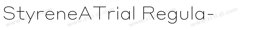 StyreneATrial Regula字体转换 StyreneATrial Regula字体转换